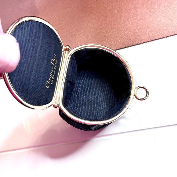 Rare Vintage Dior Expandable Leather Coin Purse Pouch Wallet - Picture 9 of 9